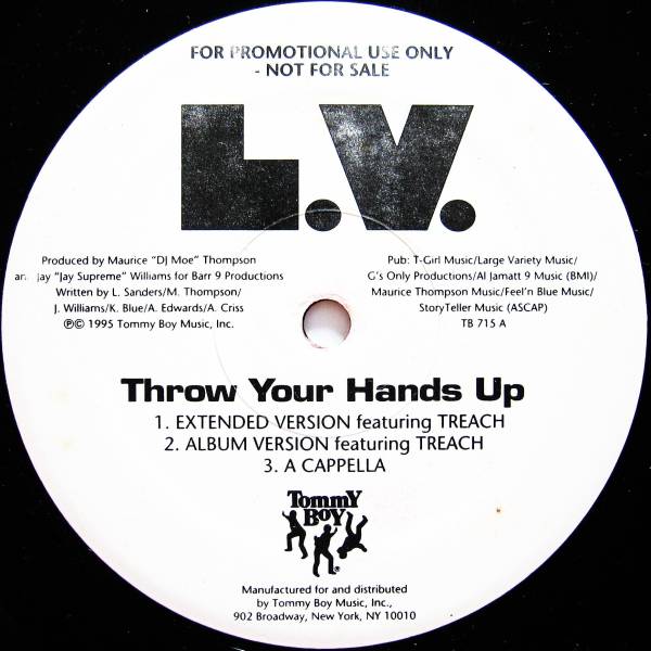 R&B LOVE L.V. / Throw Your Hands Up (Remixes) (1995)