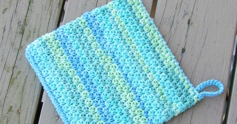 Crochet Dreamz: How to Crochet an Easy Peasy Potholder, Free Crochet ...