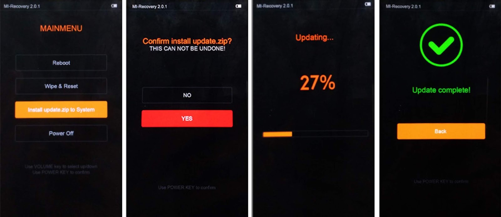 Cara Update ROM MIUI Xiaomi dari Recovery Update - Repairs Ponsel