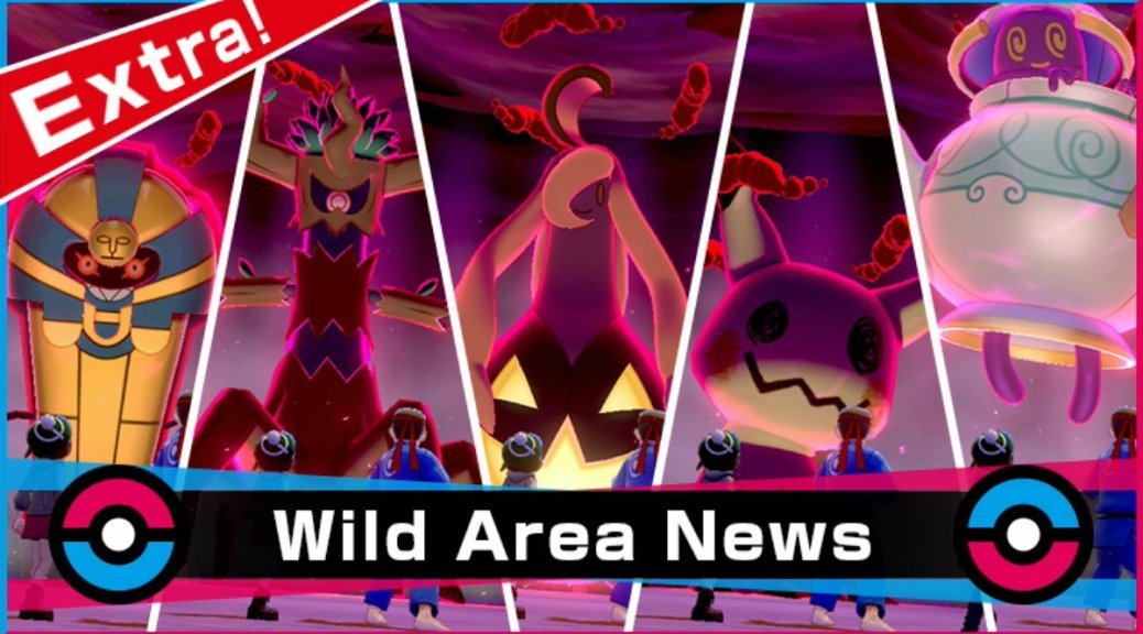 Pokémon Sword e Shield Evento de Halloween na Wild Area Pokémon