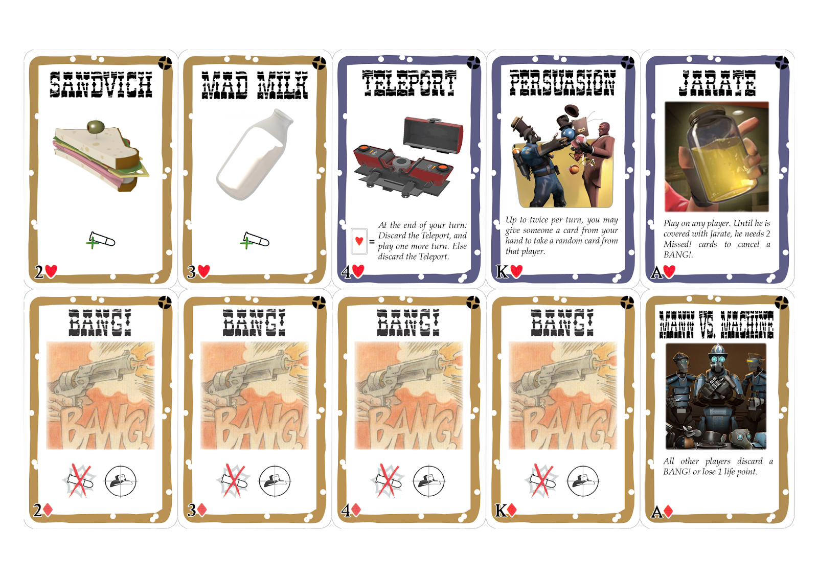 BANG! Team Fortress Expansion Release