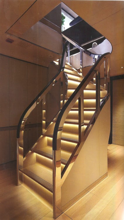 yacht design, megayacht, oyd, interior design, hallway, corridor