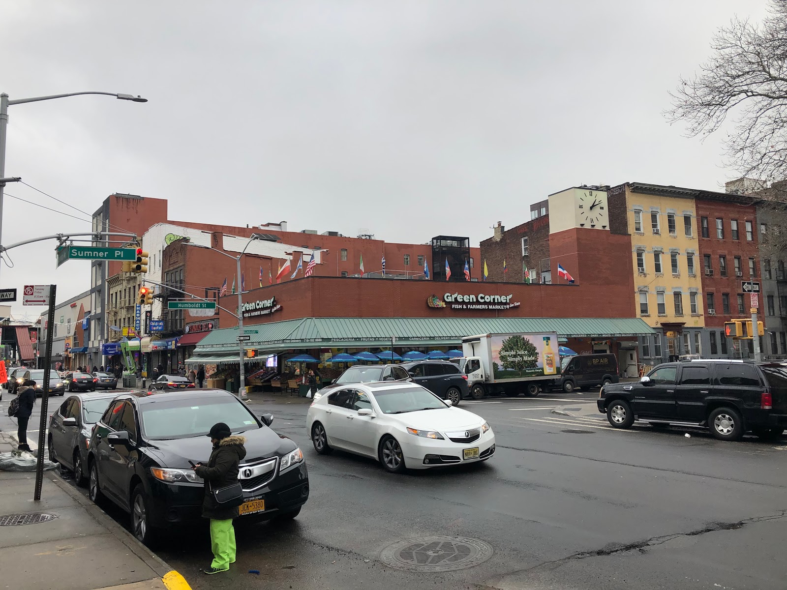 Look Inside Green Corner Fish & Farmers Market Brooklyn, NY