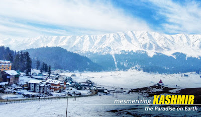 Snow Covered Gulmarg in Kashmir