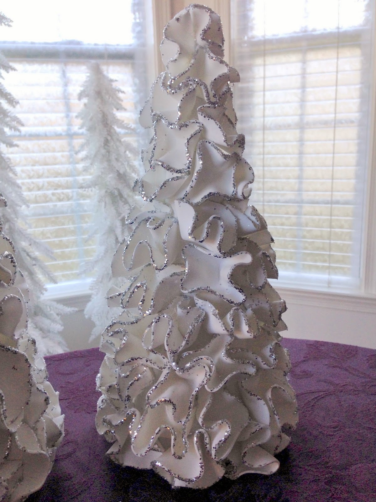 DIY Foam Cone Christmas Trees — WE MOVED! Visit ashleyburk.com
