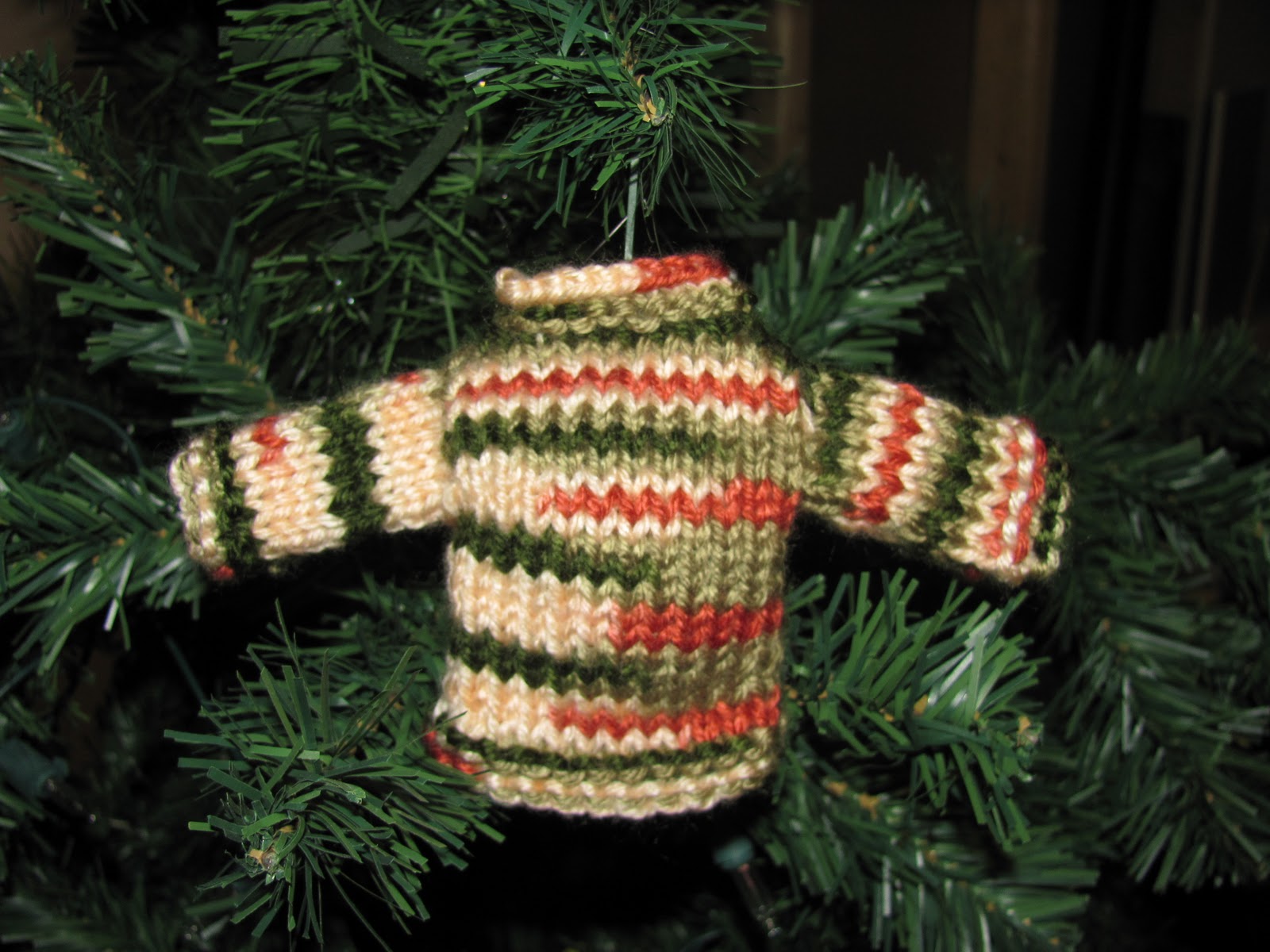 Twenty Something Granny Christmas Crafts Part 1 Mini Knitted Sweaters