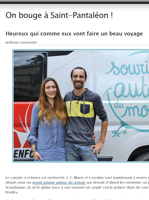 Article sur le site de St Pantaléon