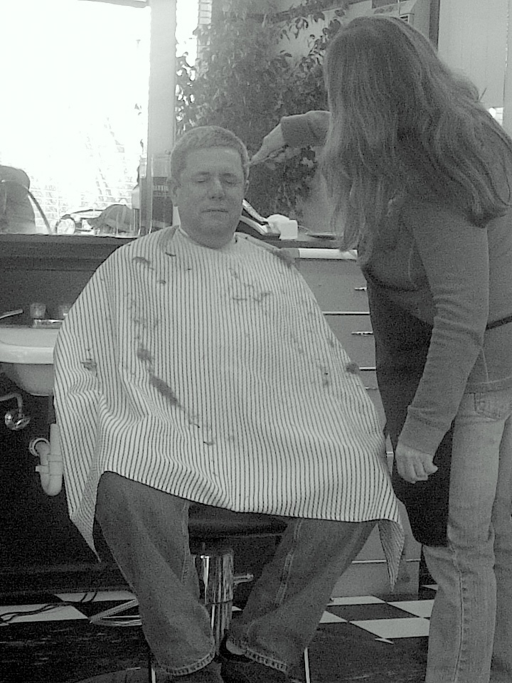 My Red Neck Friend: A Barber Shop and an Air Compressor