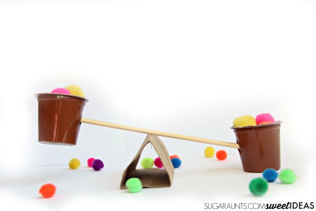 Build a lever and fulcrum with recycled materials in this STEM activity that is perfect for kids to do over the summer at home or at summer camp to prevent the summer slide!