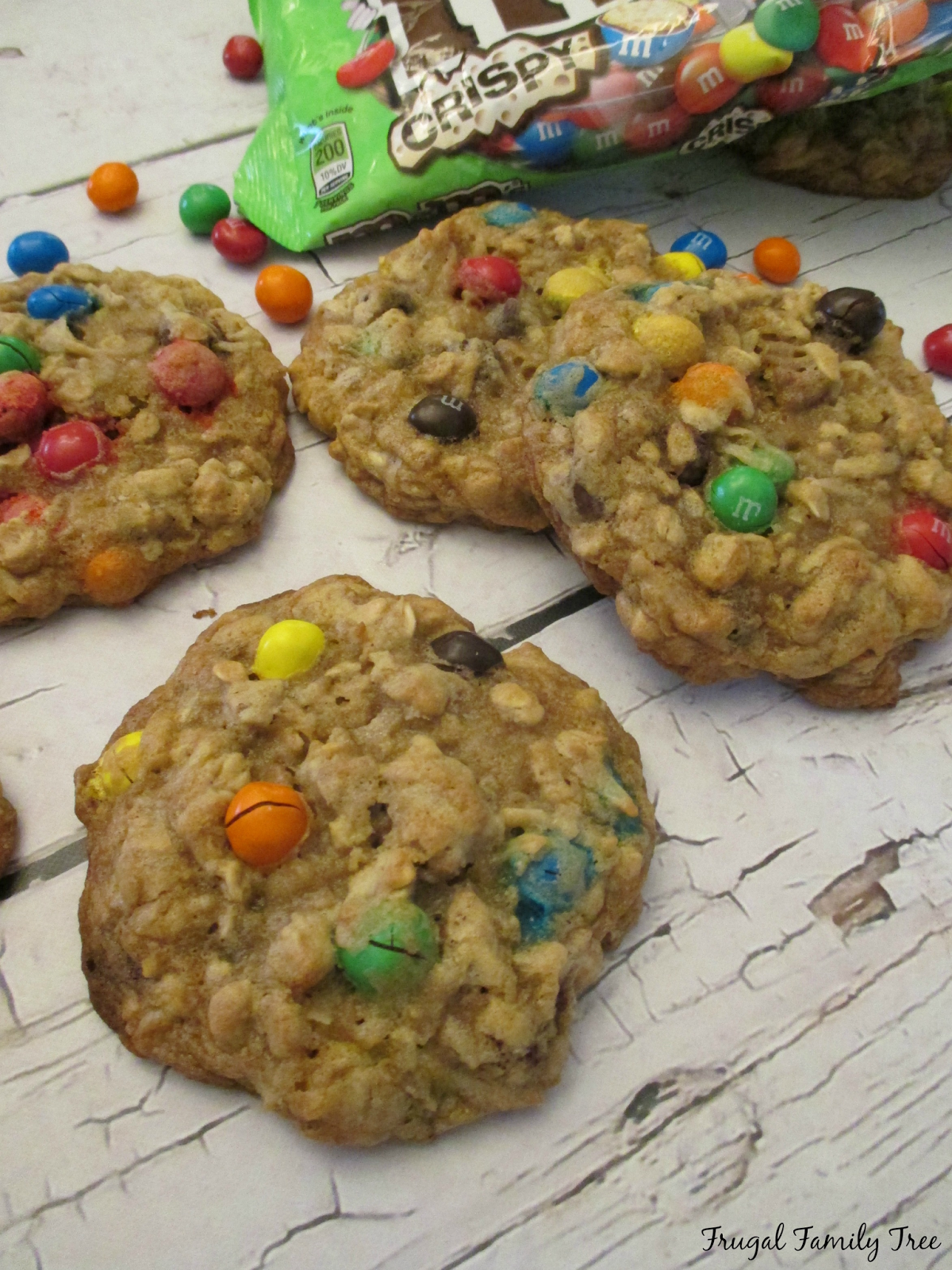 My Recipe For Cowboy Cookies Made With M&amp;M&amp;#39;s® Crispy | Frugal Family Tree