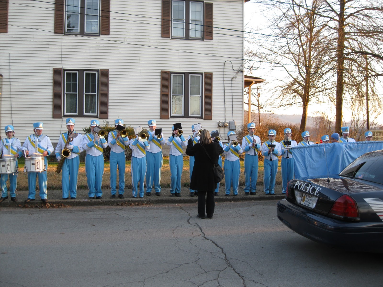 Oak Glen High School Marching & Concert Band♫ New Cumberland Christmas Parade2011 & a great