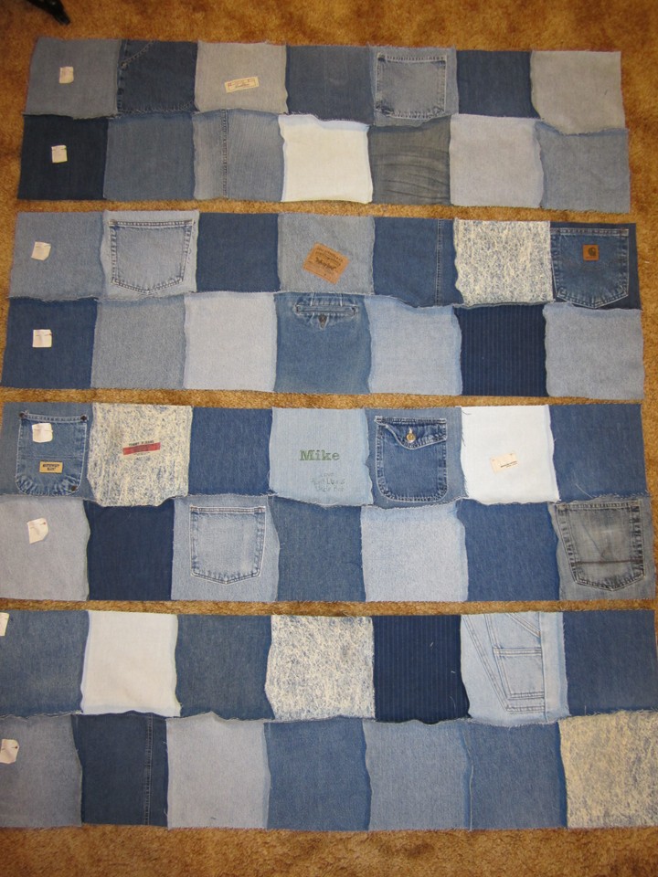 True Hope and a Future: RECYCLED JEAN QUILT