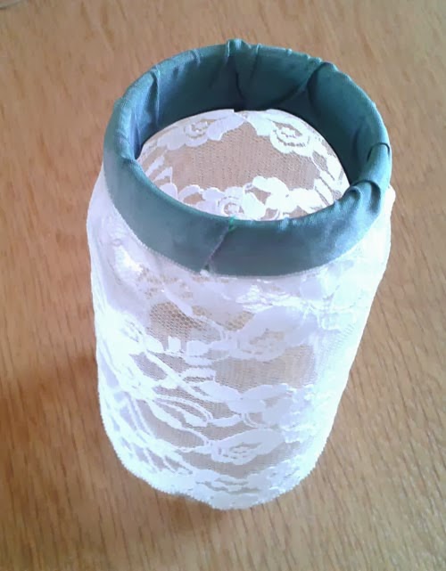 Inspiring Craft: Lace Trinket Jar