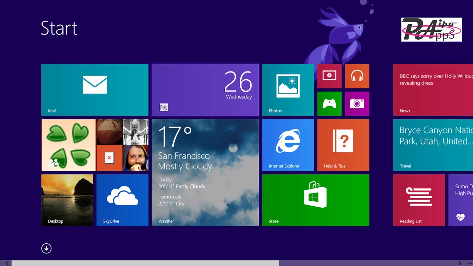 Microsoft Windows 8.1 Pro ISO Free Download (32bit/64bit) Paipo_Apps