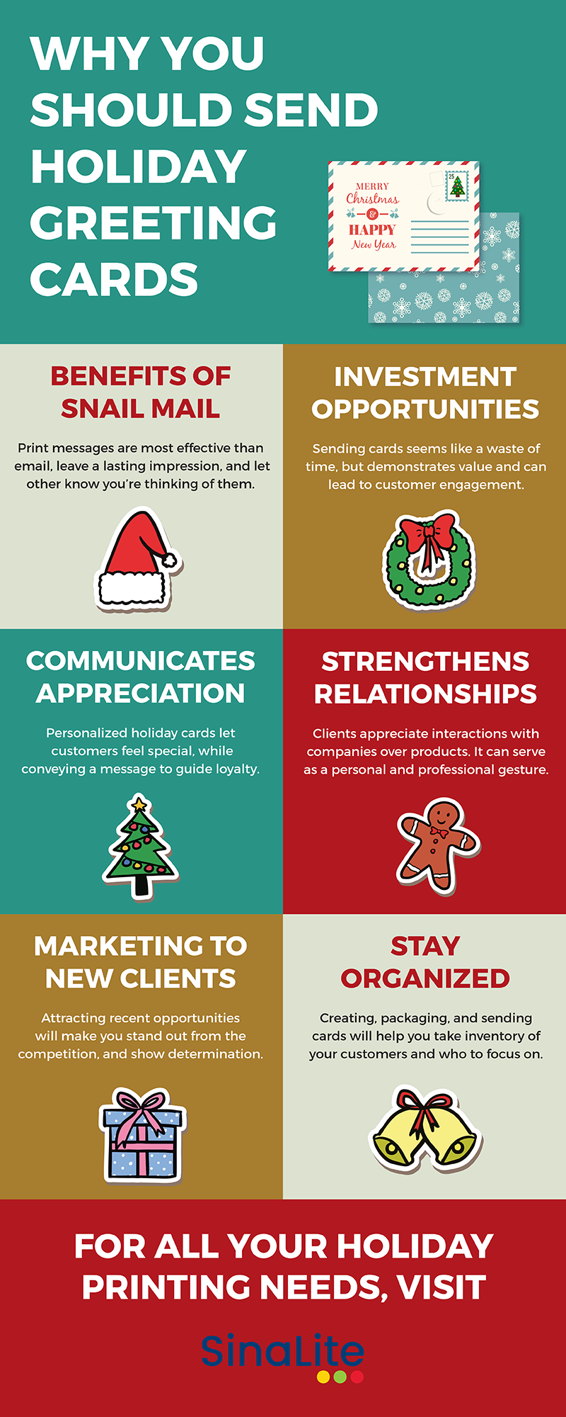 Why You Should Send Holiday Greeting Cards #infographic