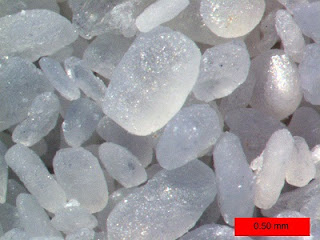 White Sands gypsum grains