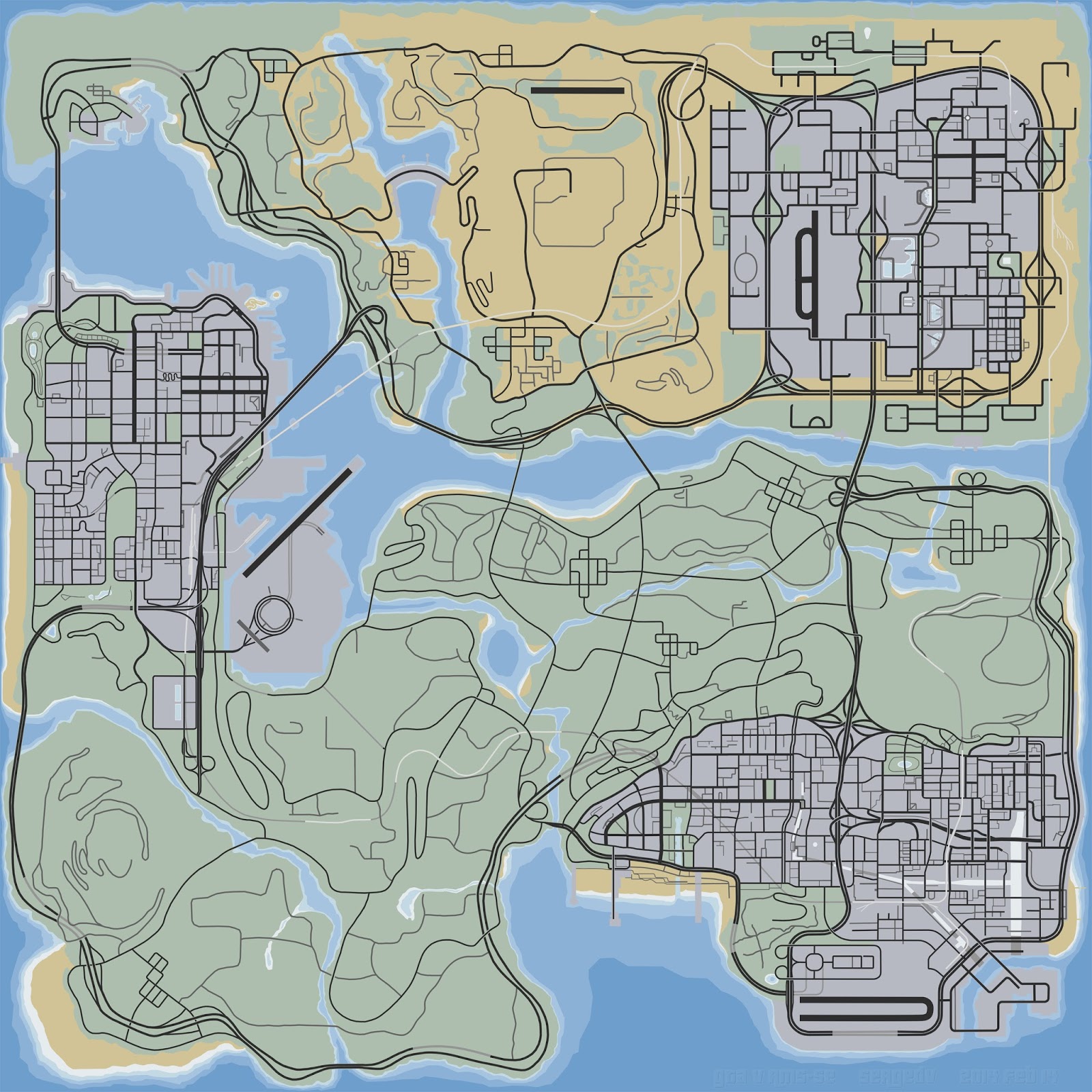  GTA  SA GTA  V MAP  BY SergeDV  PlayMods
