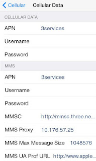 Three APN Settings for iPhone Australia