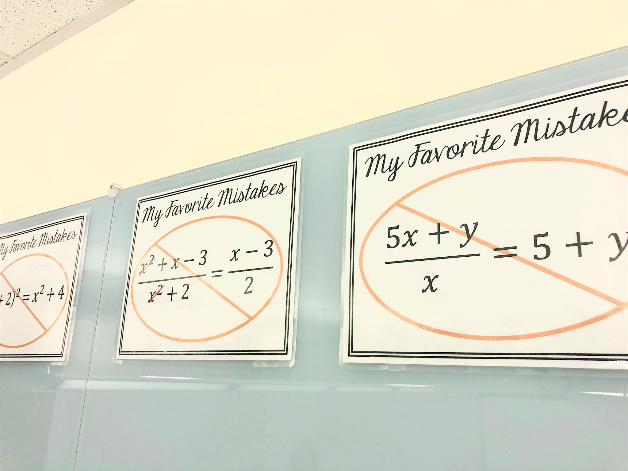 High School Math Classroom Decorating Ideas [Hoff Math]