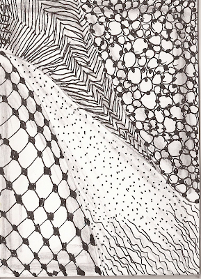 Mail me some art: Black and White Doodle ATC - Part 2