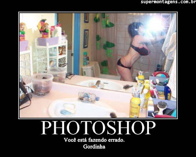 Posters Desmotivacionais sobre Photoshop