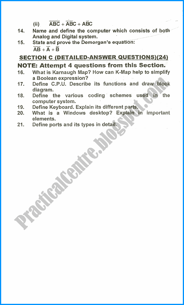 9th-computer-studies-five-year-paper-2018