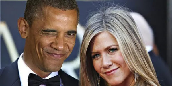 Jennifer Aniston & Barack Obama