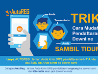 Cara Mendaftarkan Downline Otomatis Dengan Fitur Autoreg Family Pulsa