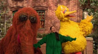 Big Bird, Snuffy, Leela, letter X, Sesame Street Episode 4313 The Very End of X season 43