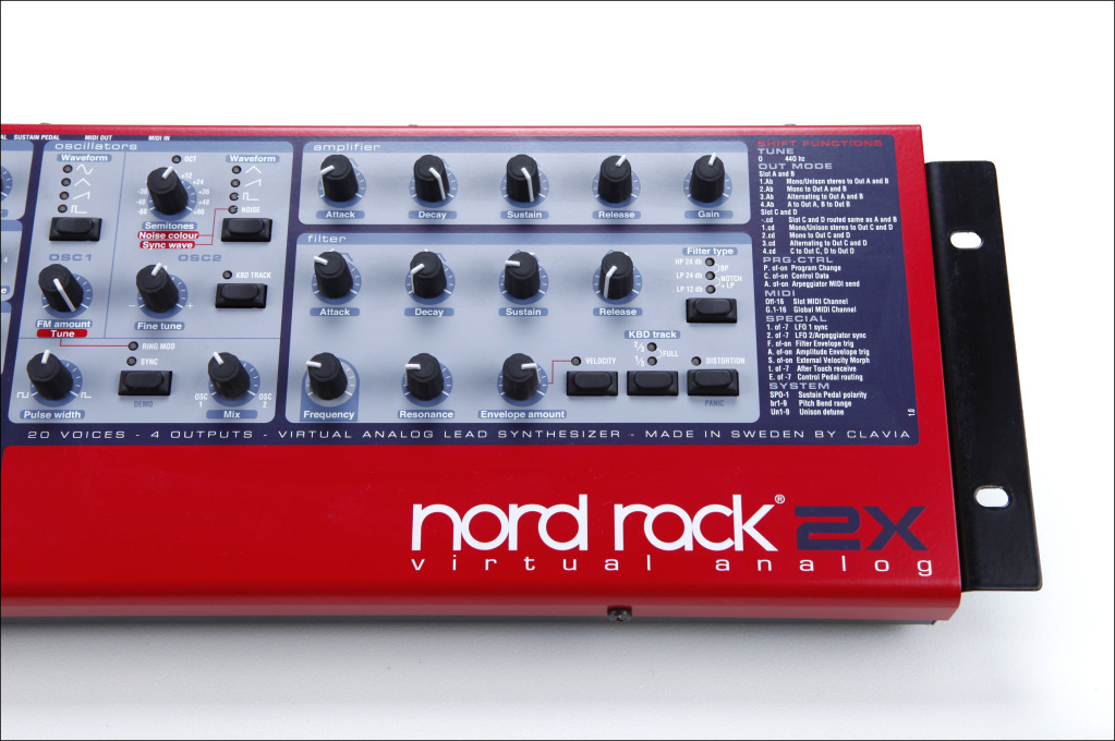 MATRIXSYNTH: Clavia Nord Rack 2X Synthesizer w Rack Ears