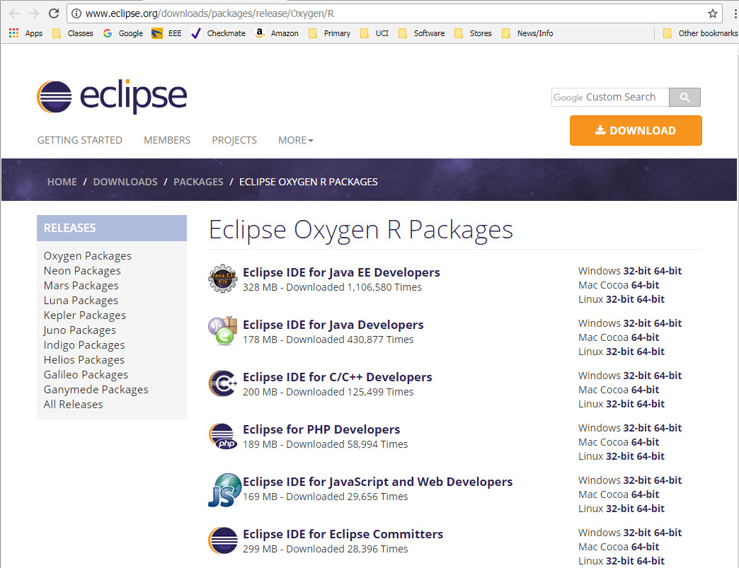 eclipse neon download for java ee developers eclipse neon download for java ee developers