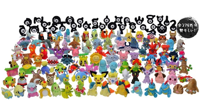 Coleção de pelúcias com todos os Pokémon da região de Johto será lançada em junho