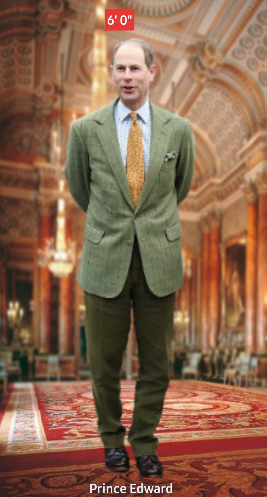 Royal Family England Height Comparison