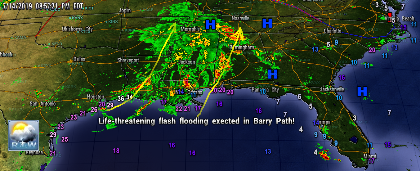 Ralph's Tropical WeatherRTW LIFETHREATENING FLASH FLOOD EXPECTED IN