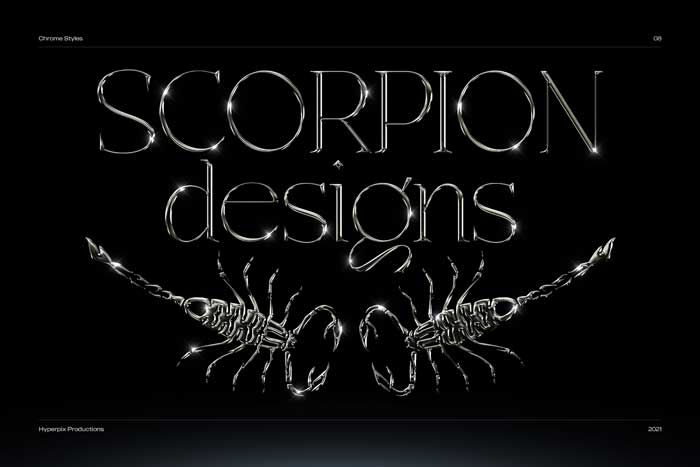 Scorpion Desgin Text Effect PSD Mockup Free Download Scorpion Desgin Text Effect PSD Mockup
