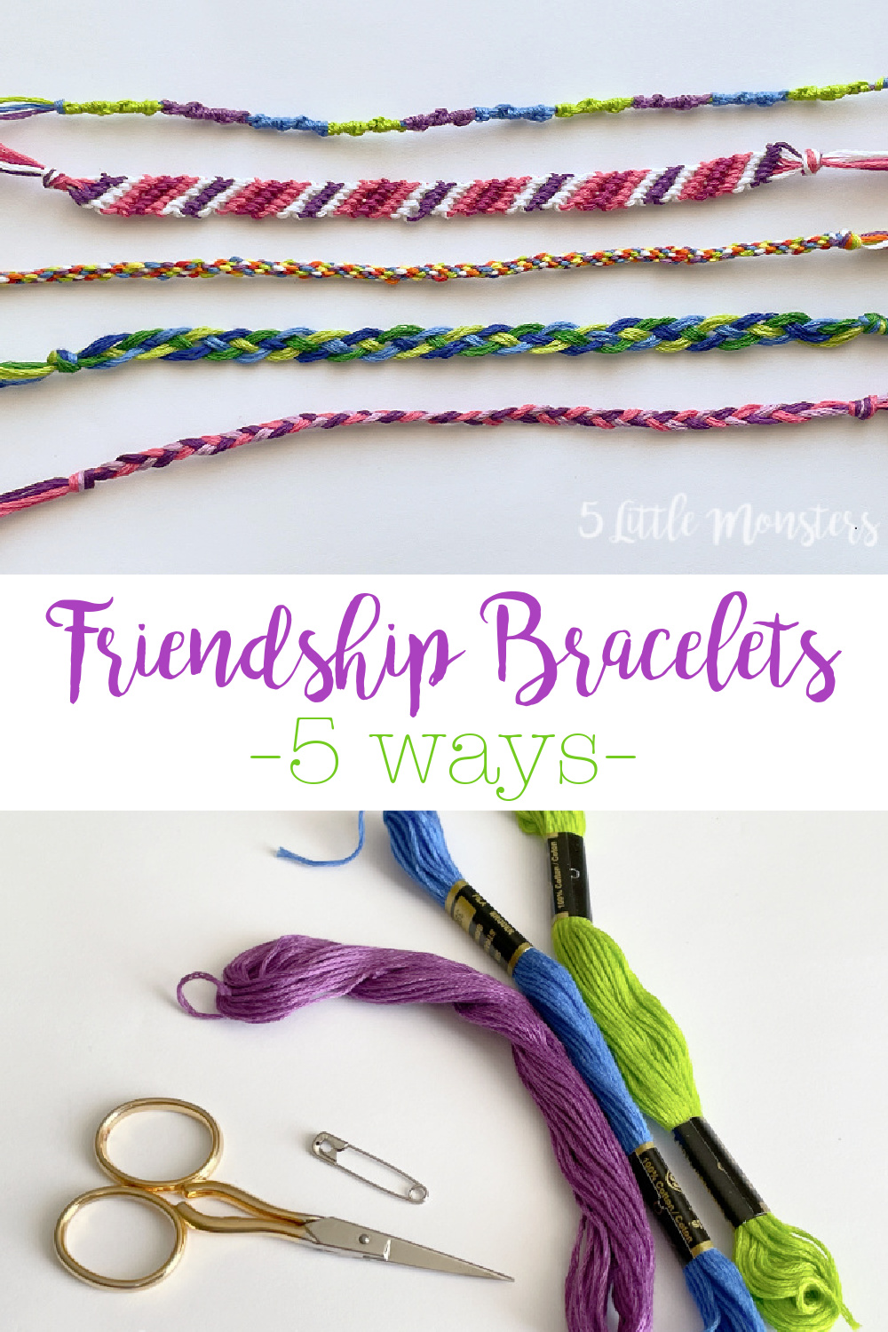 4 Ways to Make a String Bracelet - wikiHow