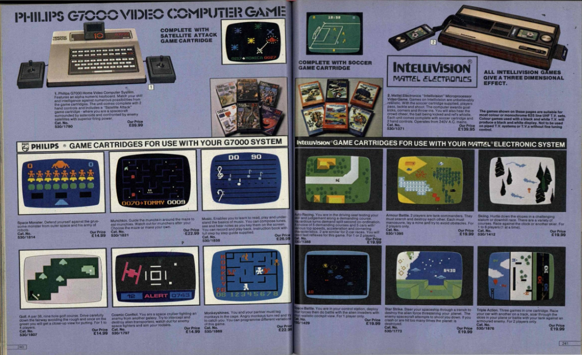 🕹️🎮 The Argos Catalogue & Video Games in the 1970s, 80s & 90s A Trip