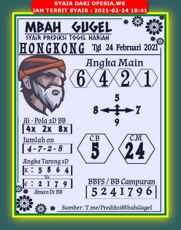 1 New Message Kode Syair Hongkong 24 Februari 2021 Forum Syair Togel Hongkong Singapura Sydney