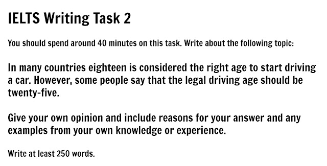 Essay 18 is considered the right age to start driving