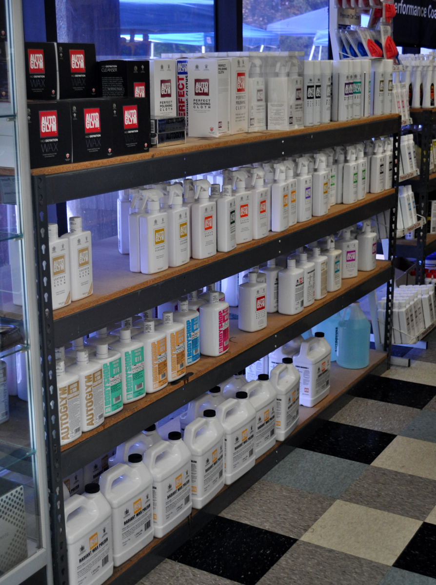 Just A Car Guy Kustom Shop of San Diego... paint and wax supplies and