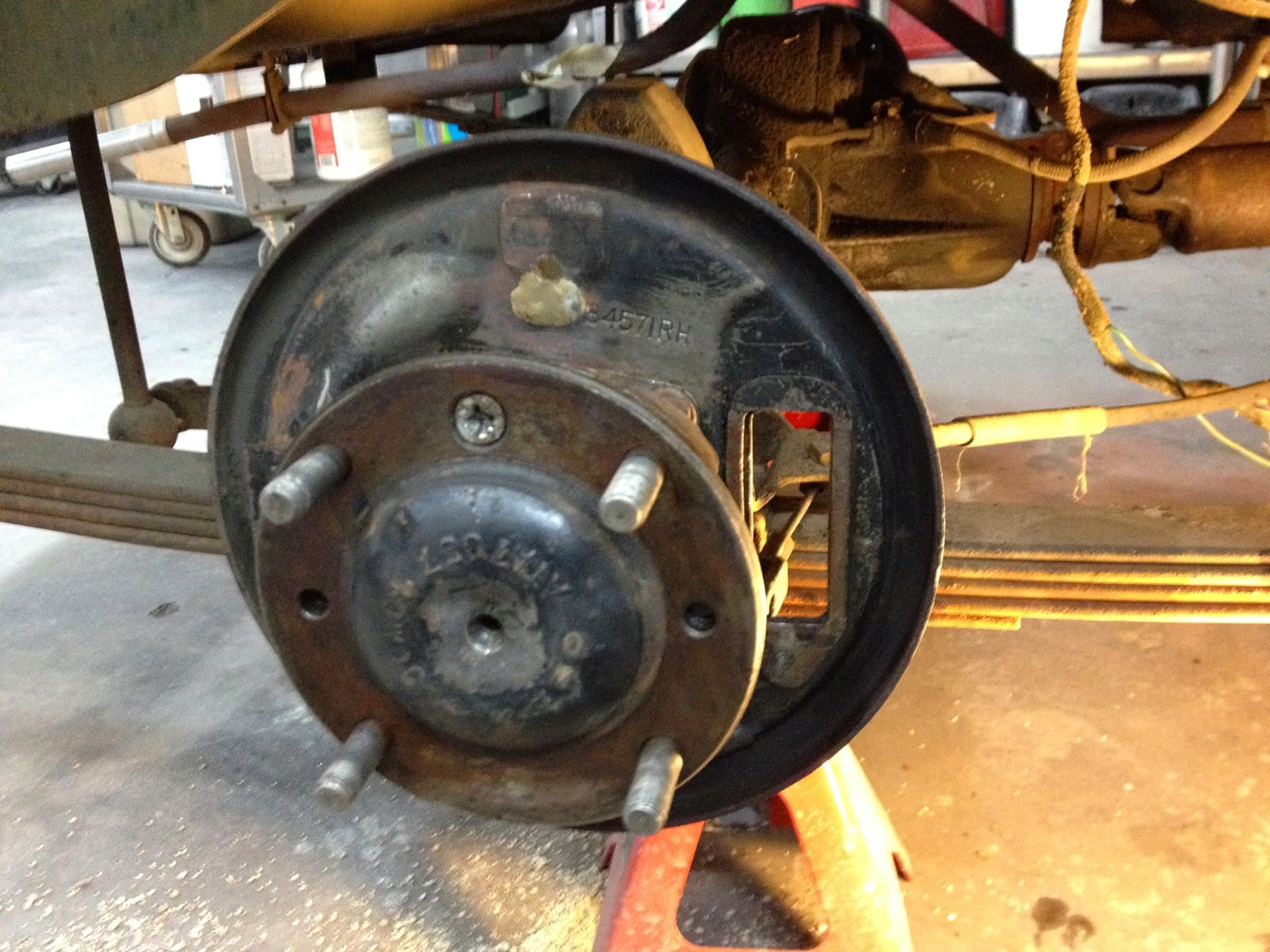 MORRIS RIDES AGAIN...IN SOUTH CAROLINA REPLACING REAR WHEEL CYLINDERS