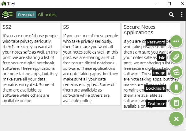 El mejor software gratuito de Secure Digital Notebook o servicios en línea
