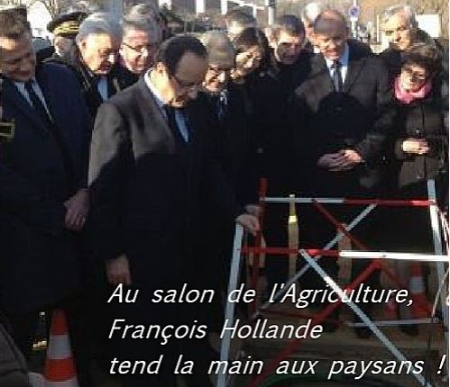 François Hollande  au salon de l agriculture