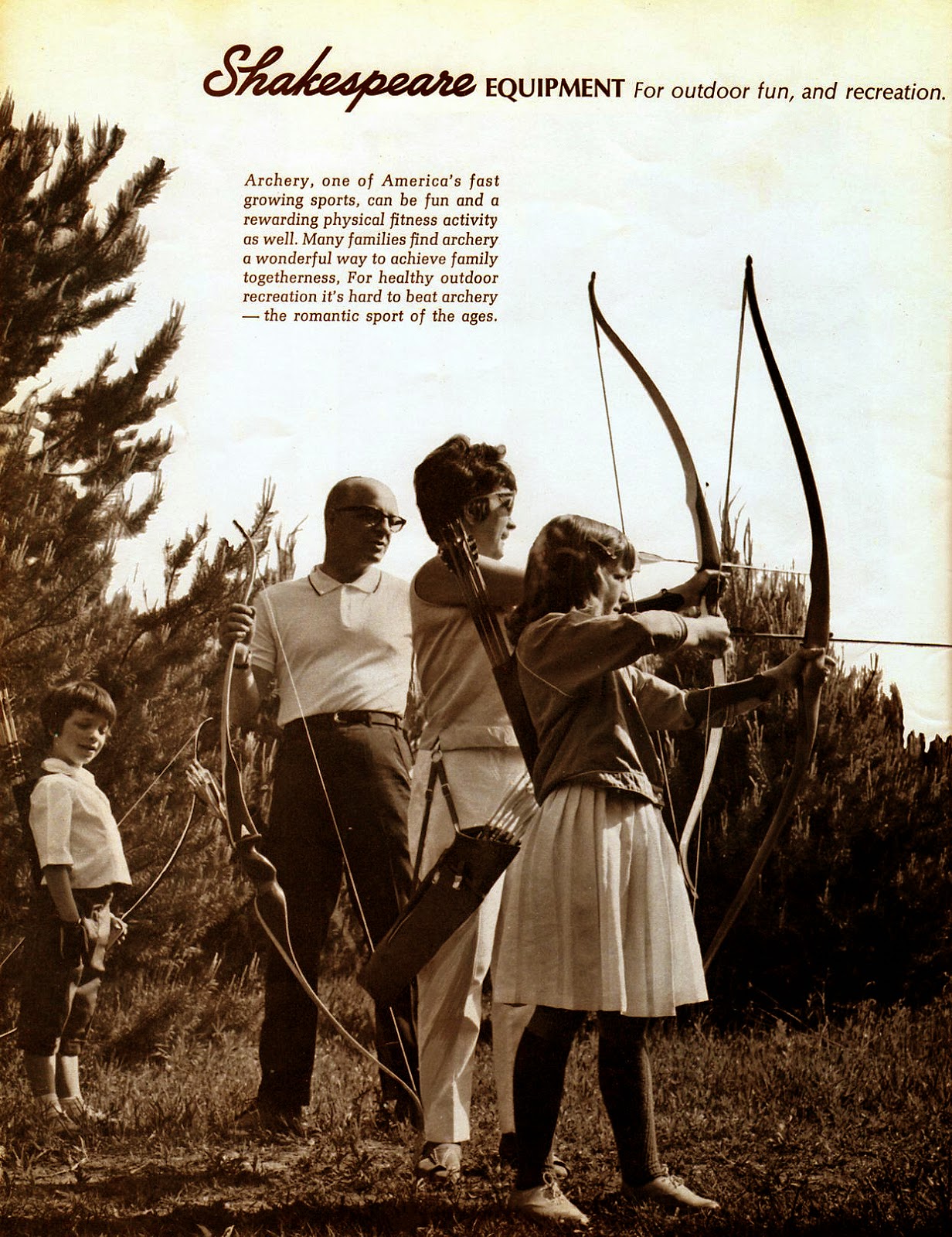 VINTAGE SHAKESPEARE / ROOT ARCHERY Dick Wilson Shakespeare Archery's