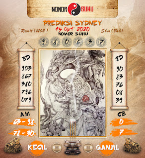 Prediksi Syair Sydney 15 Oktober 2020 Pangkalantoto Rajiman