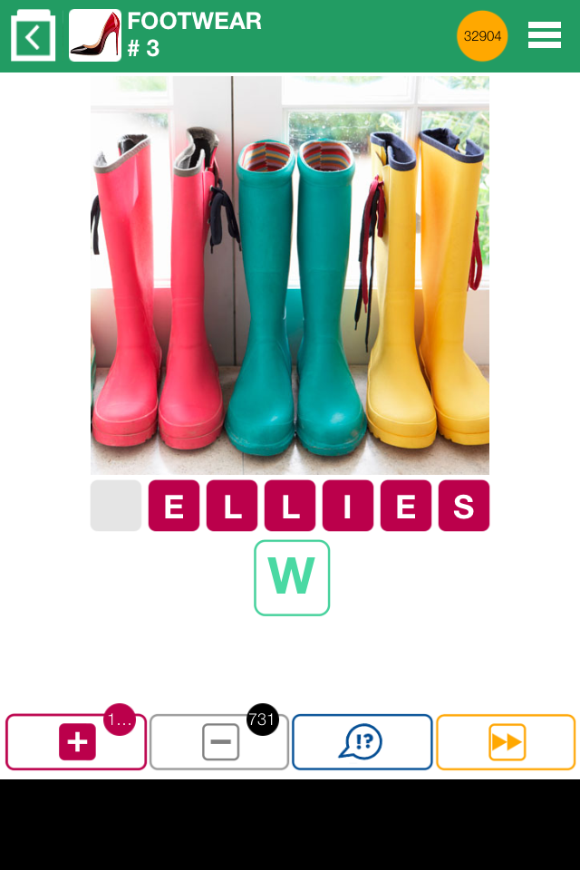 App and Answers 100 Pics 1 Picture Quiz Footwear Level 110 Answers