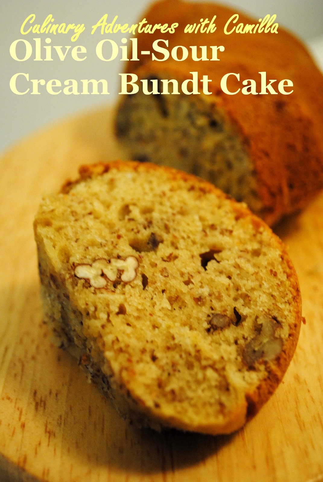 Olive OilSour Cream Bundt Cake