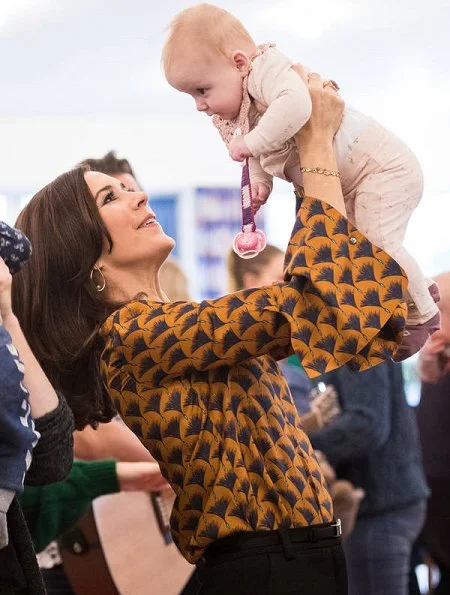 Crown Princess Mary wore Britt Sisseck blouse, Princess Mary wore By Malene Birger Torun winter coat