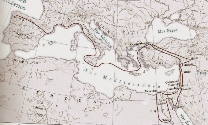 itinerario de egeria