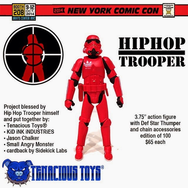 New York Comic Con 2014 Exclusive “Hip Hop Trooper” Star Wars Bootleg Action Figure by Tenacious Toys
